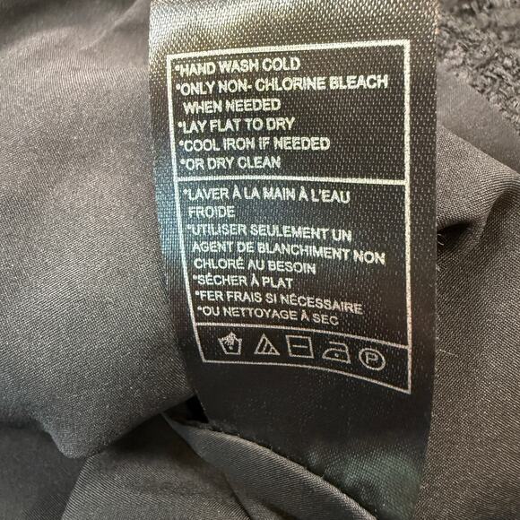 Women's Steve Madden Tweed Black Quarter Zip Short Sleeve Dress Size S NEW - Picture 8 of 10